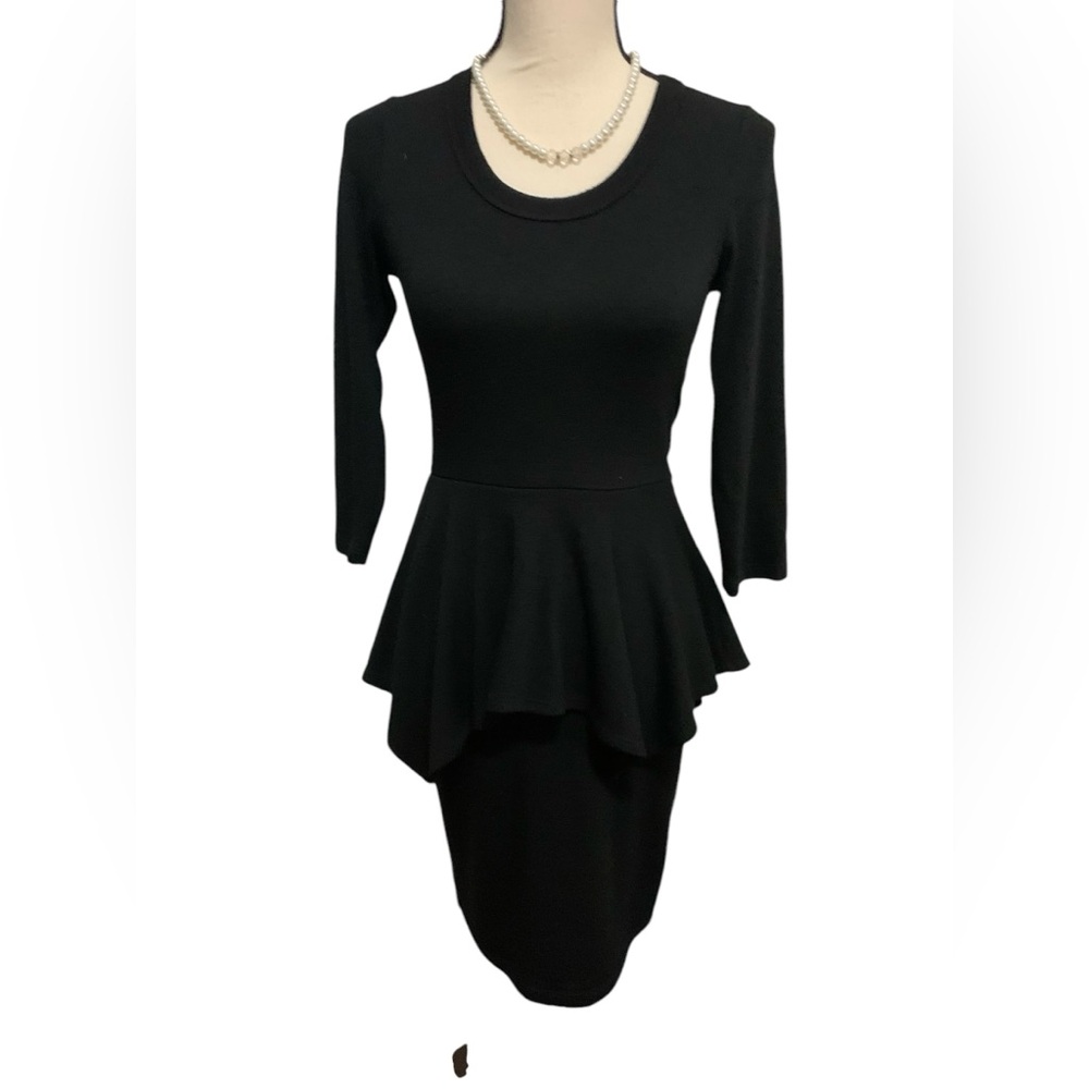 Karen Kane black sweater dress Sz XS